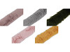 Abbigliamento / Passamaneria decorativa, in pelliccia, da cucire, piatta, larghezza: 5 cm