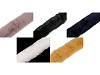 Clothing / Decorative Fur Trim to sew-on, flat, cut, width 5 cm
