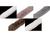 Adorno de pelo para coser, plano, cortado, ancho 5 cm