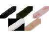 Clothing / Decorative Fur Trim to sew-on, flat, cut, width 5 cm
