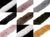 Abbigliamento / Passamaneria decorativa, in pelliccia, da cucire, piatta, larghezza: 5 cm