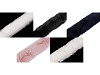 Clothing / Decorative Fur Trim to sew-on, flat, cut, width 5 cm