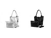 Borsa grande 2-in-1, con nappa, dimensioni: 38 x 33 cm