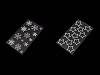 Strass auto-adesivi, forma: fiocchi di neve, cuori, stelle