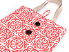 Textile Tote Bag with fastening 40x45 cm