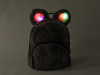 Weicher Pelz Rucksack für Mädchen Bärchen mit leuchtenden Öhrchen