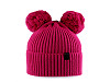 Girls Winter Hat with Pom-poms