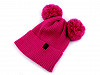 Girls Winter Hat with Pom-poms