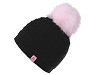 Girl's Winter Hat with Beads and Pompom