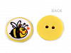 Children's Button size 24' Bee