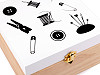 Nähkassette / Näbox aus Holz