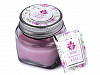 Small Scented Candle in a Glass Jar with a Name Tag 28 g