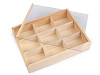Pudełko drewniane / organizer z przesuwaną pokrywką