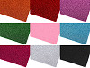 Samolepicí pěnová guma Moosgummi s glitry 20x30 cm