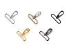 Fém forgós karabiner 50 mm-es befűző