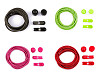 Cordones elásticos reflectantes, largo 120 cm