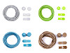 Cordones elásticos reflectantes, largo 120 cm