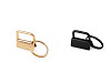 Key Fob Hardware with Split Ring width 25 mm