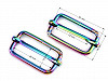 Adjustable Slide Buckle / Buckle Slider width 26 mm Rainbow