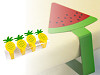 Tablecloth Clips Pineapple, Lemon, Watermelon, Flamingo 4 pcs