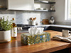Ξύλινος δίσκος για μαντήλια για διακόσμηση DIY