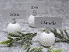 Weihnachtsnamensschilder Ø 40 mm Weihnachtskugel