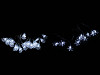 Batteriebetriebene LED Lichterkette Flocken, Sterne, Bäumchen