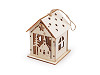  Decorative Wooden House Ligts-up