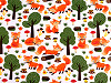 Cotton Fabric / Canvas Fox