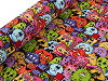 Cotton Knit Fabric with Digital Print, Monsters
