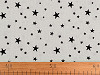 Cotton Fabric / Linen Imitation Corse, Stars