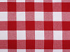 Cotton Fabric / Canvas - big cube / checkered