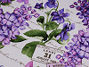Cotton Waffle Pique Fabric width 50 cm, Lilac