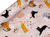 Cotton Fabric / Canvas Cats