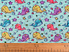 Minky mit 3D-Punkten Delfin / Einhorn