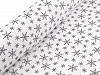 Cotton Fabric / Canvas - Snowflakes