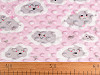 Minky Plush Fabric with 3D Polka Dots Clouds
