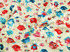 Minky Plush Fabric with 3D Dots Bird