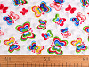 Minky Plush Fabric with 3D Polka Dots Butterfly
