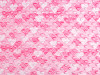 Minky Plush Fabric with 3D Dots Heart