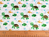 Minky Plush Fabric with 3D Dots Turtle