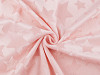 Minky Fine Plush Fabric, Star
