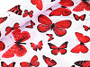 Jersey mit Viskose Schmetterlinge
