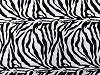 Imitacja sierści zwierzęcej zebra 