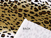 Imitácia zvieracej kože leopard