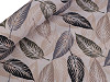  Tessuto decorativo Loneta, motivo: foglie