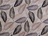  Tessuto decorativo Loneta, motivo: foglie