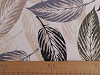  Tessuto decorativo Loneta, motivo: foglie