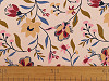 Tela de algodón/lona, flores