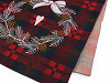 ¡Listo para coser! Kit de almohada precortada tipo tapiz, corona de Navidad, 50x50 cm